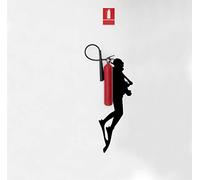 Scuba Diver Wall Sticker - Extintor de incendios Deep Dive Silhouette Vinyl Gift Decal - Down Diving Happy Diver Art Creative For Office Mural