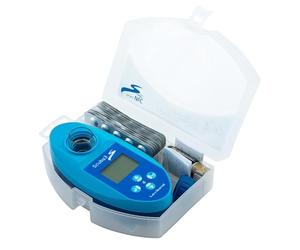 SCUBA II - Probador de piscina electrónico Scuba II + Pastillas - para medición de cloro y pH - Medidor de agua para piscinas privadas