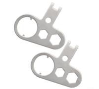 Scuba Save a Dive Kit Essential - Llave de acero para inflador eléctrico para servicio 65x53mm