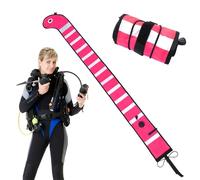 scubaa Marker Buoys - Durable Nylon Tube, Cute Reflective Float | Portable Safety Inflatable Sausage with Bright Visibility, Diving Alert Signal Buoy for Snorkel Gear Swimming Underwater