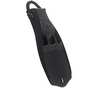 Scubapro Aleta de Buceo Jet con Correa de talón de Resorte (Negro, Grande)