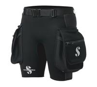 Scubapro Hybrid Cargo - Pantalones Cortos de Buceo para Hombre, 1 mm, Neopreno de Espuma X, con Bolsillos Grandes y cinturón Ajustable, Talla 2XL
