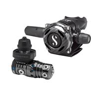 Scubapro Mk25 Evo Din 300 A700 Carbon Tech Diving Regulator Set Negro