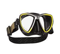 Scubapro Synergy Mini Mask BLK/Yel-SLV - Juego de reguladores para Buceo en Agua fría Unisex, Color Negro y Amarillo y Plateado, One Size