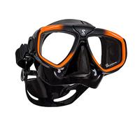 SCUBAPRO Zoom - Máscara de buceo de doble lente, color naranja/negro