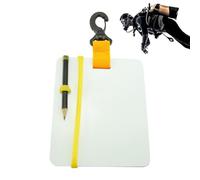 Scubass Dive Slate - Diseño compacto plano, escritura suave, bolígrafo flotante incluido, forma portátil ligera | Accesorio de buceo para esnórquel, deportes acuáticos, exploración, entrenamiento Saf