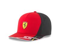 Scuderia Ferrari - Colección 2022 de artículos Oficiales de Fórmula 1 - Gorra de Carlos Sainz del Equipo 2022 - Unisex - Rojo - Tamaño: Talla única