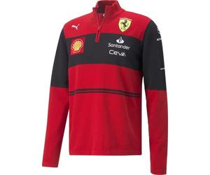 Scuderia Ferrari - Colección 2022 de artículos Oficiales de Fórmula 1 - Sudadera con Media Cremallera del Equipo 2022 - Hombres - Rojo - Tamaño: XXL