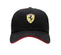 PUMA Scuderia Ferrari - Gorra clásica para niños - Negro - Unisex - Talla única
