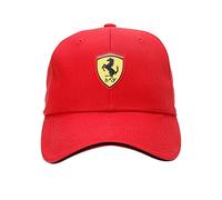 PUMA Scuderia Ferrari - Gorra clásica para niños - Rojo - Unisex - Talla única