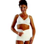 Scudotex Faja anatómica de soporte lumbar 3 rayas H 24cm postoperatorio Blanco