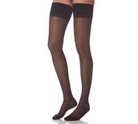 Scudotex - Media Larga 140 Denier Extra, Negro, Talla 6