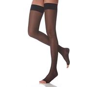 Scudotex Media Larga Auto-Adherente 140 Open Denier Open Punta Abierta Color Negro Talla 5-1 unidad