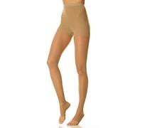 Scudotex Panty 140 Denier Open Punta Abierta Color Daino Talla
