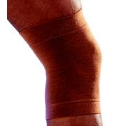 Scudotex Rodillera elástica Rodillera tubular de lana térmica Beige