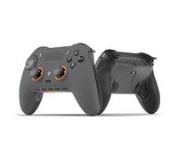 Scuf ENVISION PRO V2 (2025) Mando de Juegos Inalámbrico Sólo Para PC - Pulgares Antideriva - Cinco Teclas G Extraíbles - Palas Traseras Extraíbles - Activadores Instantáneos - Gris Acero