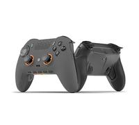 Scuf ENVISION PRO Controlador Inalámbrico para Juegos de Sólo PC - Cinco Teclas G Reasignables - Paletas Traseras Reasignables - Disparadores Instantáneos - Compatible con iCUE - Gris Metalizado