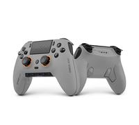 Scuf OMEGA PS5 Mando Inalámbrico de Rendimiento - Licencia Oficial, 11 Entradas Personalizadas, Gatillos Instantáneos, Baja Latencia, Sticks de Sostenible con TMR - Windows PC Compatible - Gris Claro