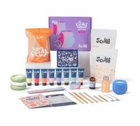 Sculpd Kit de fabricación de velas y cerámica - Juego completo de arte para 2 personas: incluye arcilla seca al aire, cera de soja, fragancia y herramientas, regalo de manualidades para adultos, velas