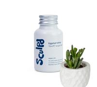 Sculpd Pintura acrílica de color blanco cáscara de huevo, capa base para arcilla de secado al aire, pigmento rico, impermeable, para alfarería y manualidades, 50 ml