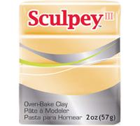 Sculpey III Polymer OvenBake Clay Jewelry Gold Non Toxic 2 oz bar Great for modeling sculpting holiday DIY mixed media