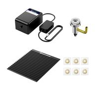 SCULPFUN Air Assist, mesa de trabajo de panal de abeja y lente original para cortador de grabado láser iCube Pro Max, bomba de aire de 15 l/min, cortes suaves, limpios, lentes de repuesto antirhumo