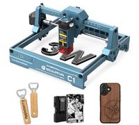 SCULPFUN C1 3W, máquina de grabado láser portátil, máquina de grabado láser de alta precisión de 0,04 mm, velocidad de hasta 10.000 mm/min, máquina todo en uno plug-and-play