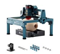SCULPFUN C1 de 3W Minimáquina de grabado láser con minirodillo giratorio RA, máquina de grabado láser de alta precisión de 0,04 mm, velocidad de hasta 10 000 mm/min