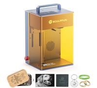 SCULPFUN G9 Máquina de grabado láser portátil 2 en 1 con láser IR y diodo, salida láser dual, grabador láser de alta precisión y alta velocidad, máquina de grabado para madera, joyería y metal