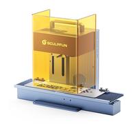 SCULPFUN Grabado láser G9 con trineo, ampliación del rango de grabado a 350 x 100 mm, 2 en 1 infrarrojos + diodos azules, máquina de grabado láser doble para metal, plástico, joyas, cuero