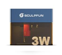 SCULPFUN iCube 3W Grabador láser iCube Grabador láser 100-240V Láser ultrafino 10.000mm/min Grabado de alta velocidad Con filtro de humo Soporte operativo inalámbrico