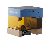 SCULPFUN iCube Pro Grabador láser 5W con rodillo giratorio RA Mini, máquina de grabado láser portátil con filtro de humos y alarma de temperatura, control APP y PC, grabado de objetos cilíndricos