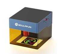 SCULPFUN iCube Pro Max Máquina de grabado láser de 10 W, portátil con precisión de grabado de 0,05 mm, grabado offline, cortador láser con filtro de humo para papel, madera, plástico