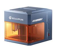 SCULPFUN iCube Ultra 12 W Grabado láser, cortadora y grabadora láser portátil con filtro de humo, totalmente cerrada, enfoque automático, Grabador Laser para bricolaje madera metal cuero