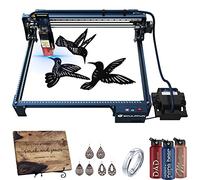 SCULPFUN Máquina de grabado láser S30 Pro Cabezal láser de 10 W Máquina de grabado láser con asistencia de aire automática Diseño de lentes intercambiables Incluye kit de reparación láser