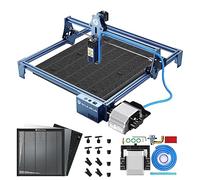 SCULPFUN Máquina de grabado láser S9 con mesa de trabajo de panal láser, asistencia de aire, 90 W, efecto madera, grabado de corte, enfoque preciso, 410 x 420 mm, grabado láser grande con gafas de
