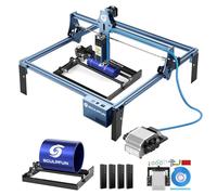 SCULPFUN Máquina de grabado láser S9 con rodillo rotativo láser, asistencia de aire, efecto 90W, máquina de grabado y corte láser CNC de alta precisión, grabadora láser, cortador láser, cortador láser