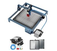 SCULPFUN Máquina de grabado láser S9 Pro con soporte aéreo y mesa de trabajo en panal, impresora de corte láser con potencia de salida láser de 10W, máquina de grabado láser para todos los metales