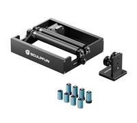 SCULPFUN RA Mini Rodillo giratorio láser para máquinas de grabado láser C1, iCube, iCube Pro, iCube Pro Max e iCube Ultra, rodillo para grabar objetos cilíndricos, ajuste continuo, plug and play