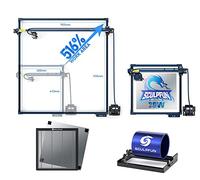 SCULPFUN S30 PRO MAX - Máquina de grabado láser (935 x 400 mm, con kit de ampliación Y, mesa de panal láser de 400 x 400 mm y rotación láser, cortador láser de 20 W)