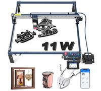 SCULPFUN S30 Ultra 11W máquina de grabado láser con TS1 pantalla táctil inteligente, AUTO bomba de aire de aire de asistencia 60L / min wifi contención láser máquina de grabado láser de precisión