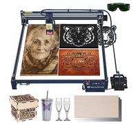 SCULPFUN S30 Ultra 33W Cortador láser Grabador láser 600 * 600 mm Área de trabajo grande, Corte de grabado de riel deslizante industrial de alta precisión de 0.005 mm, Asistencia de aire automática