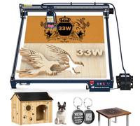 SCULPFUN S30 Ultra 33W máquina de grabado láser AUTO Air Assist, mayor precisión 600 * 600mm rango de trabajo grabador láser para madera y metal