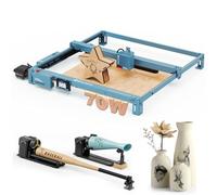 SCULPFUN S70 MAX de 70 W Máquina de grabado láser con rodillo multifuncional RA Pro Max 4 en 1, velocidad de grabado de 36 000 mm/min, área de grabado de 830 x 800 mm con 50 l/min