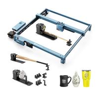 SCULPFUN S70 Max Grabado Láser 70 W con RA Pro Max Rodillo giratorio y Air Assist 50 L, área de grabado de 830 x 800 mm, cortadora láser sin conexión y grabadora láser para madera, metal y acrílico