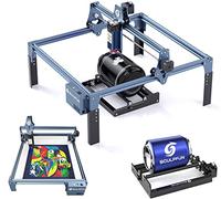 SCULPFUN S9 Grabadora láser con rodillo giratorio, efecto láser de 90W, rotación de 360°, cortador laser kit para grabado láser en madera, acrílico, metal