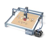 SCULPFUN S9 PRO 10W Máquina de grabado láser con asistencia neumática, máquina de grabado láser de alta precisión (0,01 mm), cortadora láser de bricolaje, grabador láser para madera, cuero, metal y