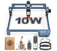 SCULPFUN S9 Pro 10W Máquina de grabado láser Foco láser ultrafino de 0,06 mm Grabadora láser CNC DIY con cámara CAM500 Lightburn Placa de nido de abeja 360x360mm Posicionamiento preciso