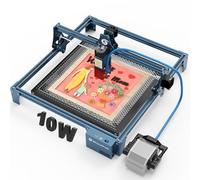 SCULPFUN S9 PRO de 10W Máquina de grabado láser enfoque láser ultrafino de 0,06 mm, alta precisión con placa de panal, bomba de aire de 30 l/min, kit para reducir humo y polvo