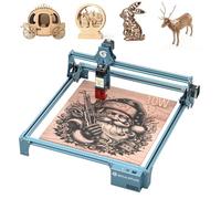 SCULPFUN S9 Pro Máquina de Grabado Láser, 10W Grabadora Laser, Precisión de Grabado de 0,01 mm, Grabador Láser de Metal Completo, Máquina de Corte Láser para Madera, Acrílico, Cuero, Área de